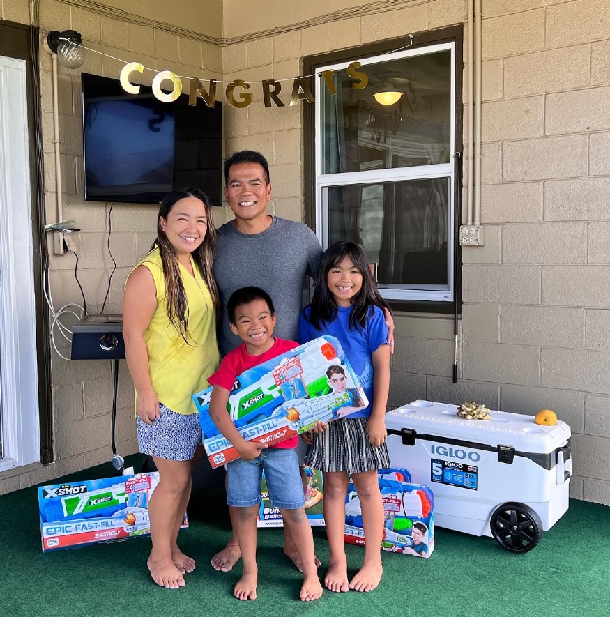 VA Loans — veteran family at home closing